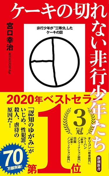ケーキの切れない非行少年たち(宮口幸治)の表紙